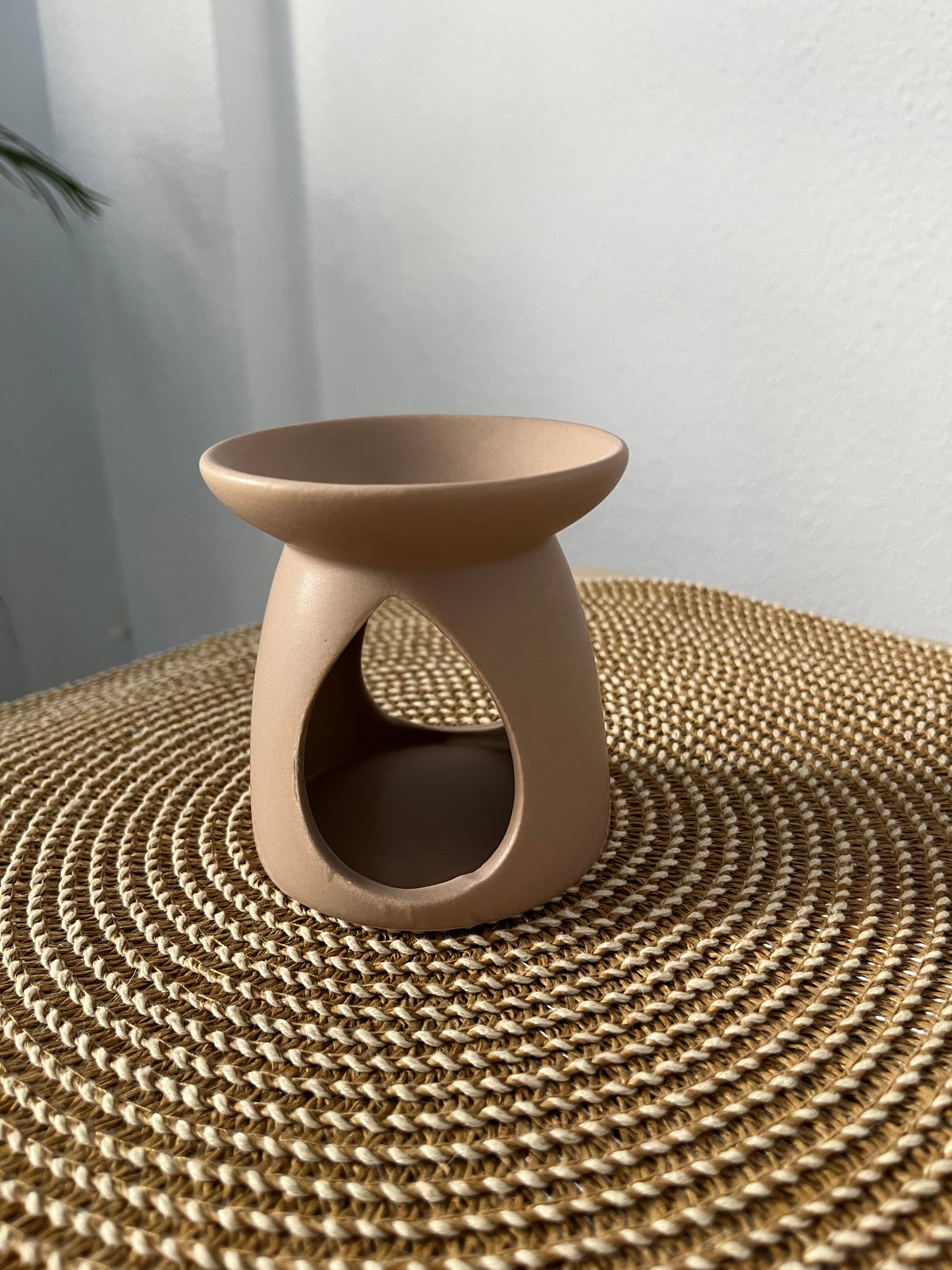 ✨ Quemador de cerámica marrón – Modelo Gota 💧✨