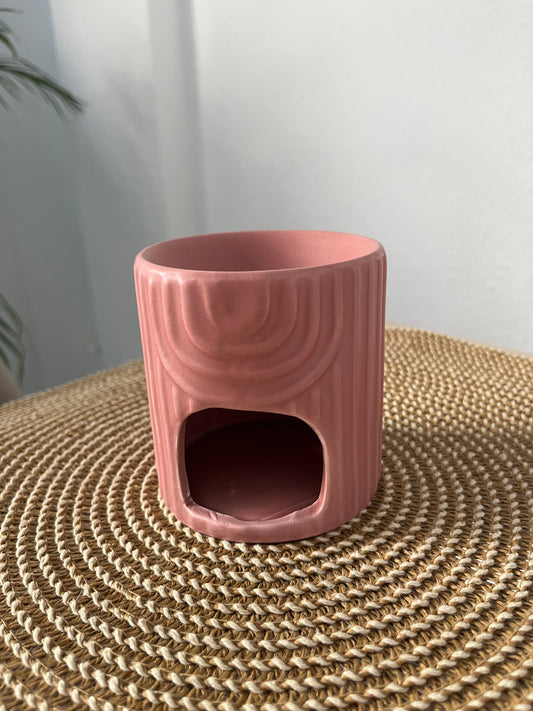 ✨ "Luna Rosa" — Quemador de Cera Aromática ✨