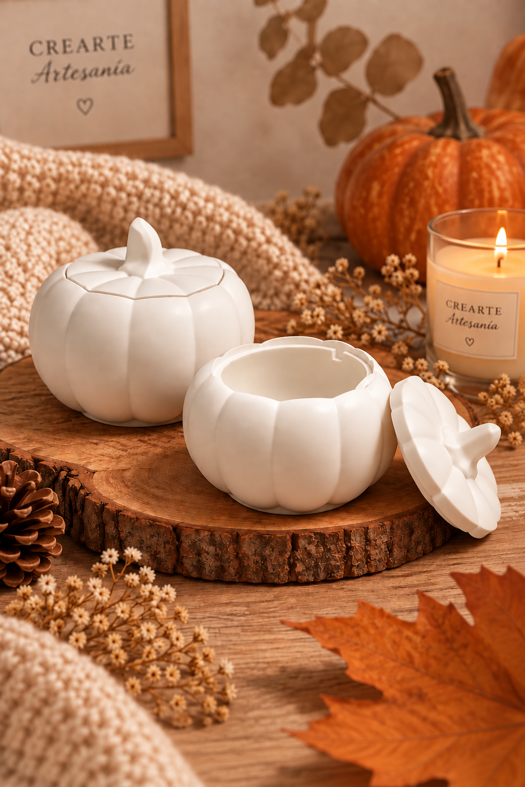 Calabaza Decorativa de Otoño